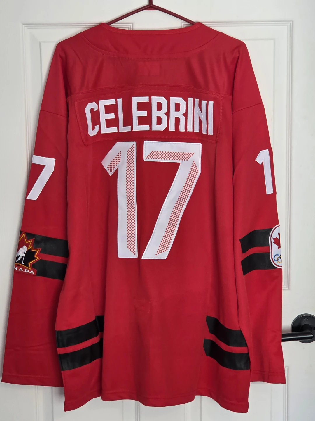 Macklin Celebrini Jersey - #17 - Canada Men's Olympic Jersey