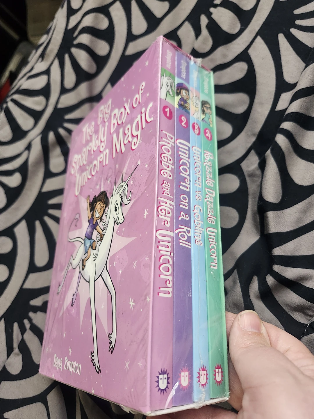 The Big Sparkly Box of Unicorn Magic by Dana Simpson Book Set