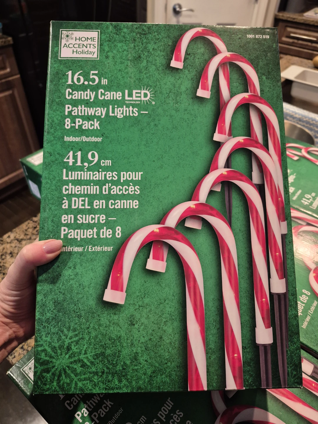 Candy cane pathway lights,  NEW. - photo 2