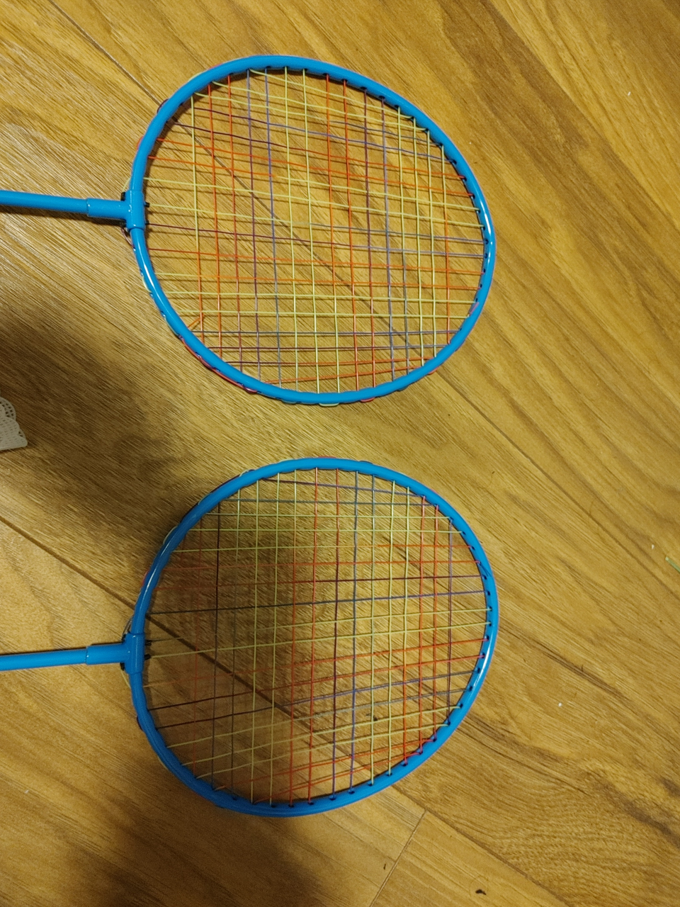 Kids 2 Blue Badminton Rackets with Shuttlecock - photo 3