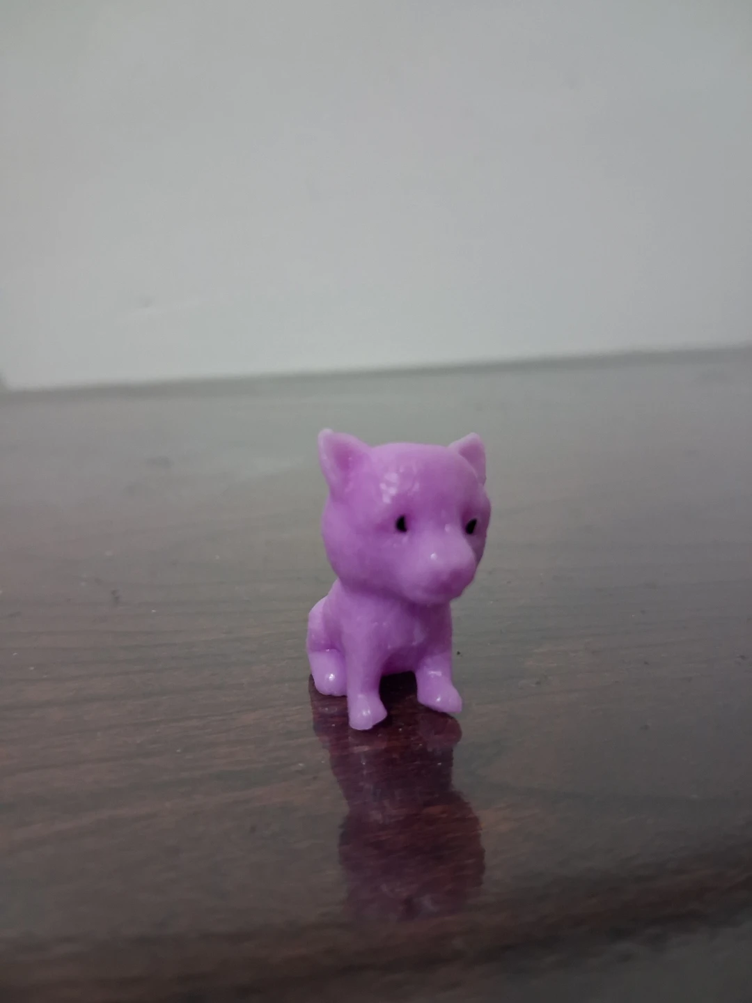 Mini Purple Dog Figurine