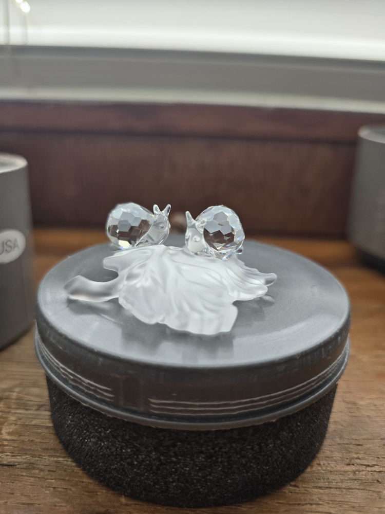 Swarovski Crystal Figurines - Owl, Duck, Snails - photo 3