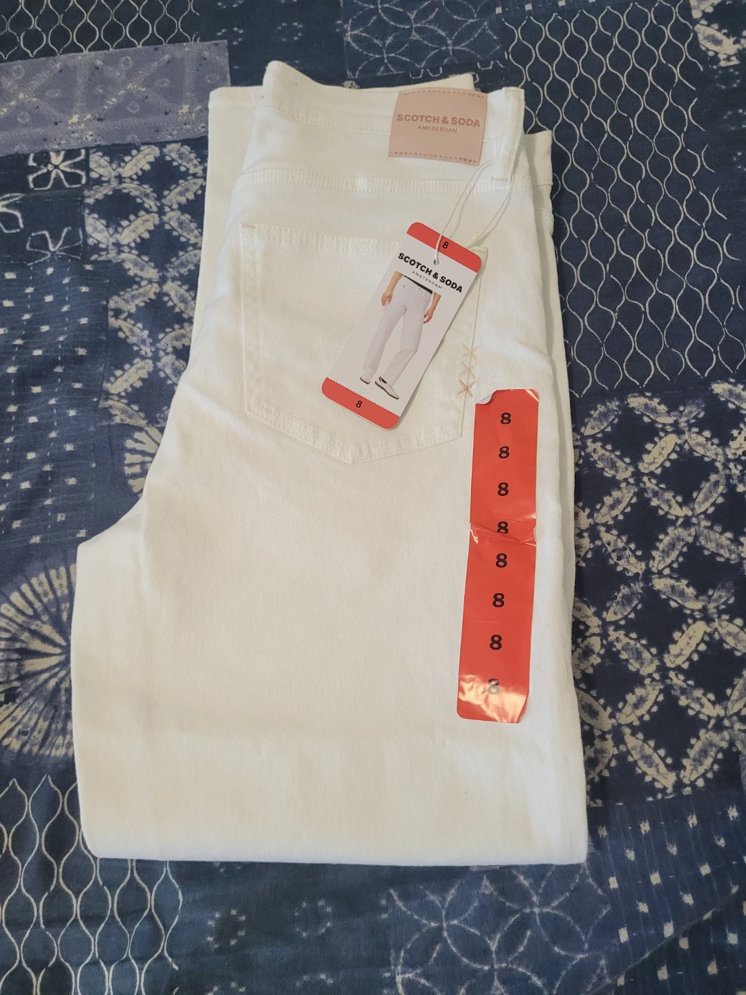 Scotch & Soda Amsterdam Women's White Jeans - Size 8