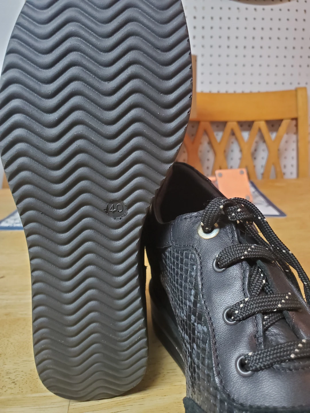 Seaside Black Snake Print Wedge Sneakers Women's Size 40 - photo 2