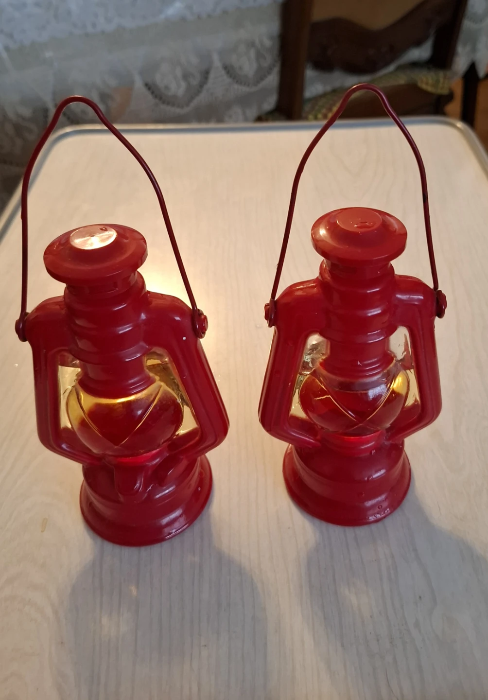 Two Red Lanterns