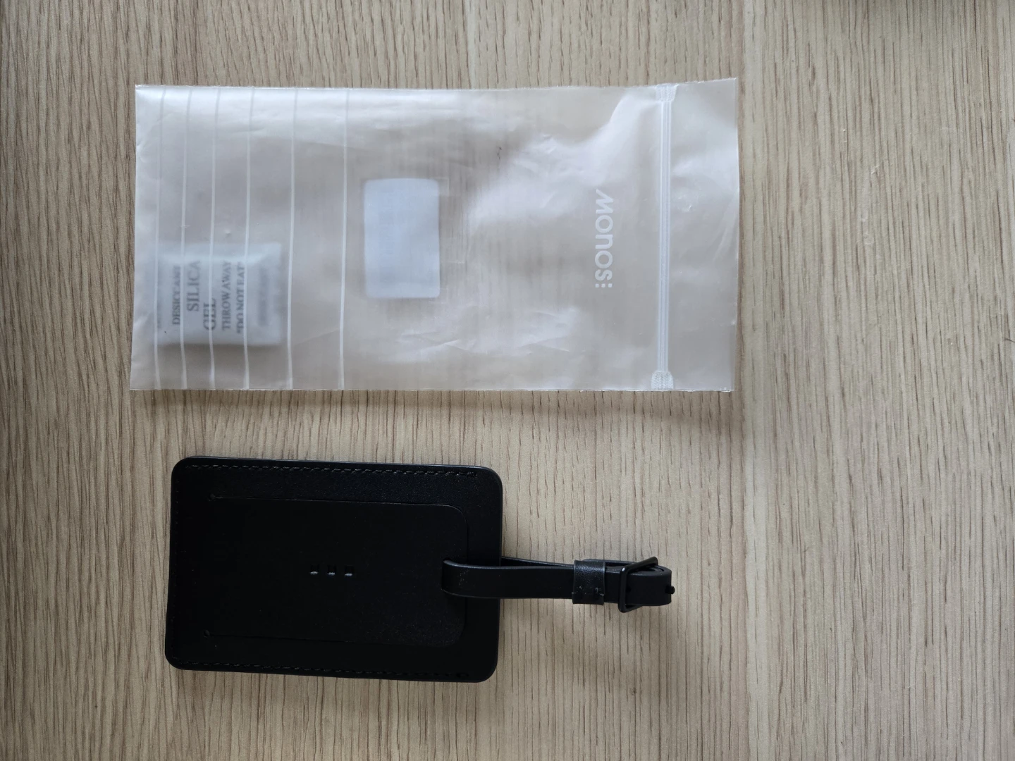 BN Monos Black Leather Luggage Tag - photo 3
