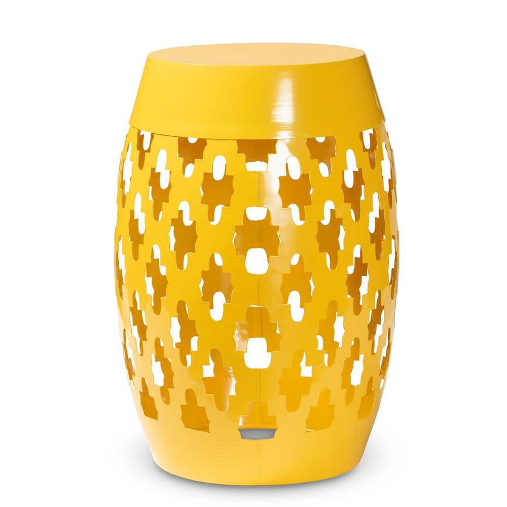 Modern outdoor  Yellow side  Barrel table (New) - photo 3