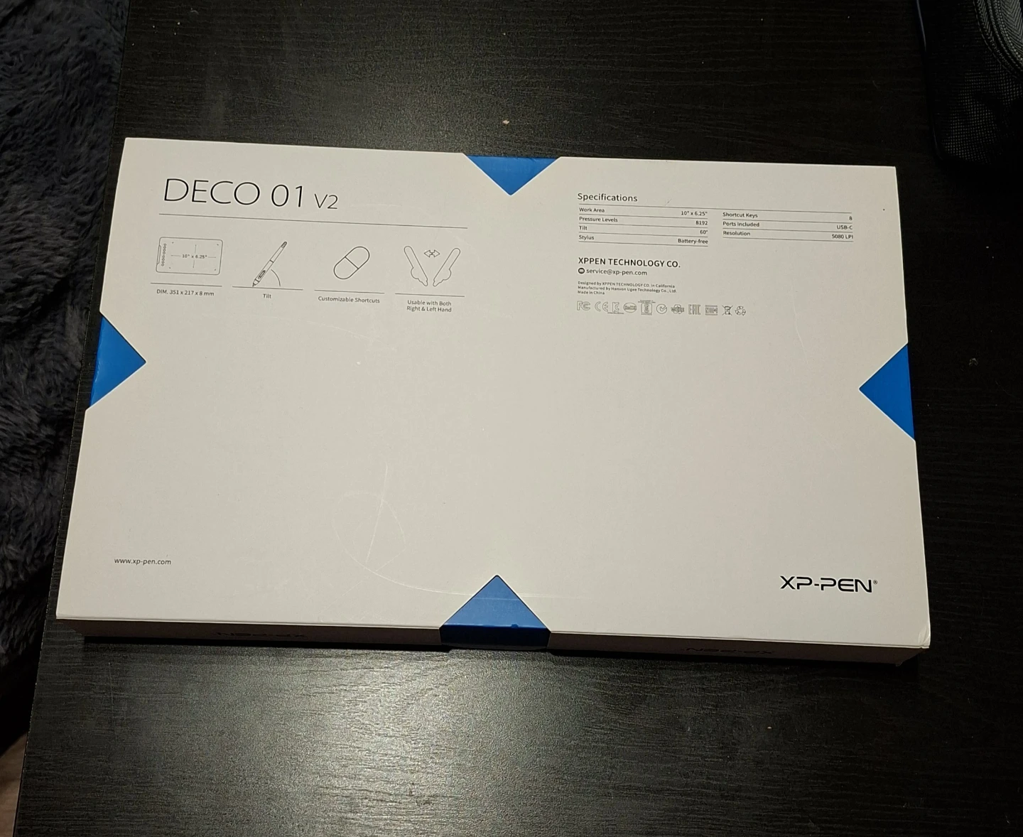 XP-Pen Deco 01 V2 Drawing Tablet - photo 2