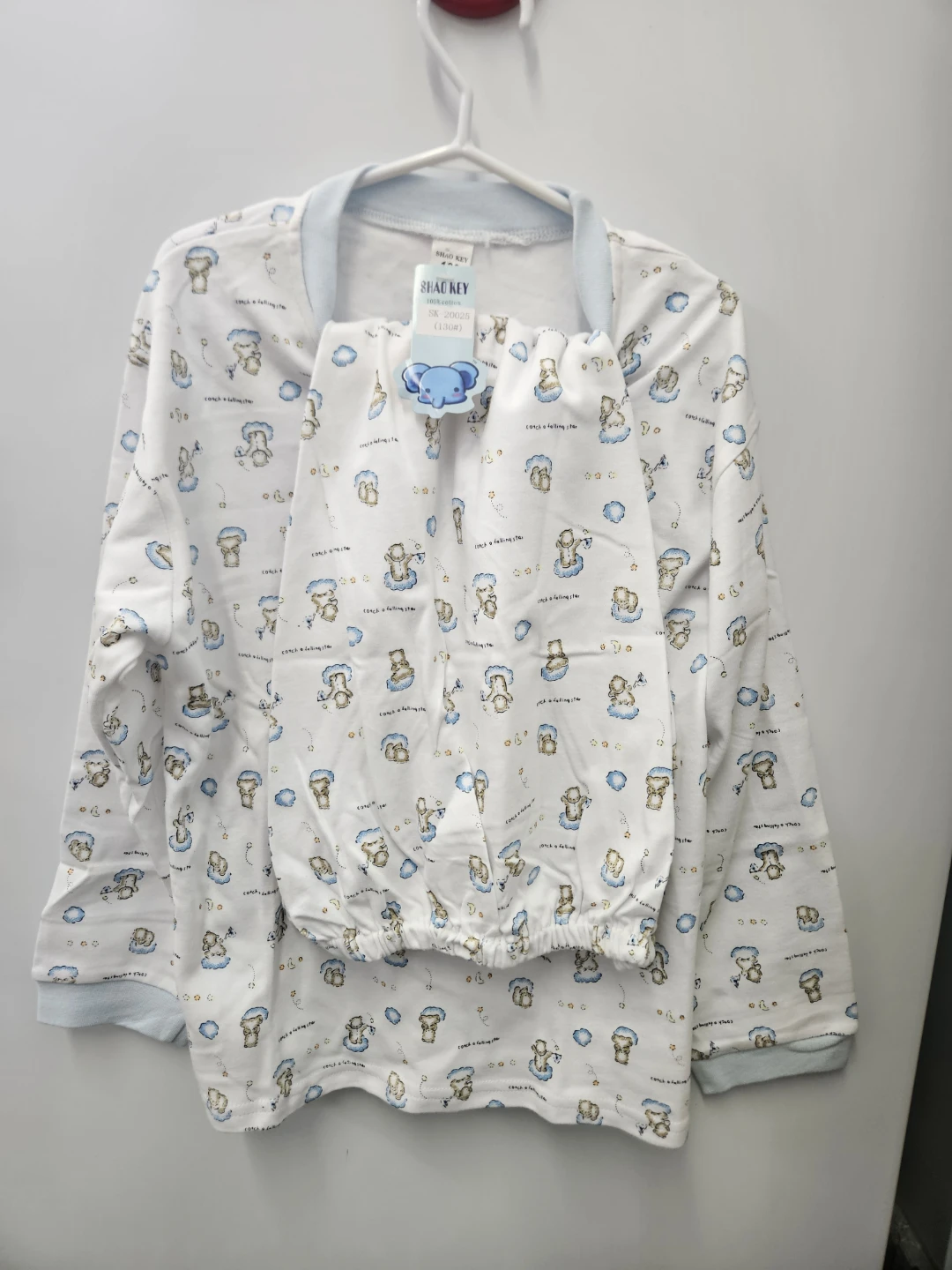Kids 4T/5T Pajamas Size 130, 100%Cotton