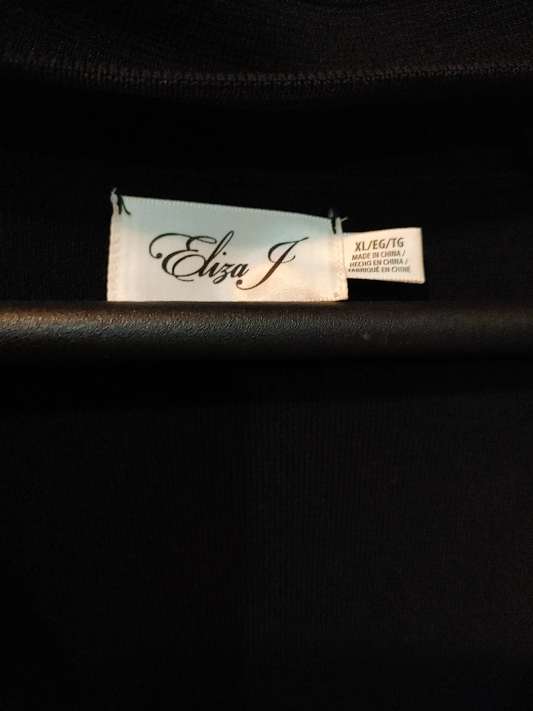 Eliza J Black V-Neck Dress XL - photo 2