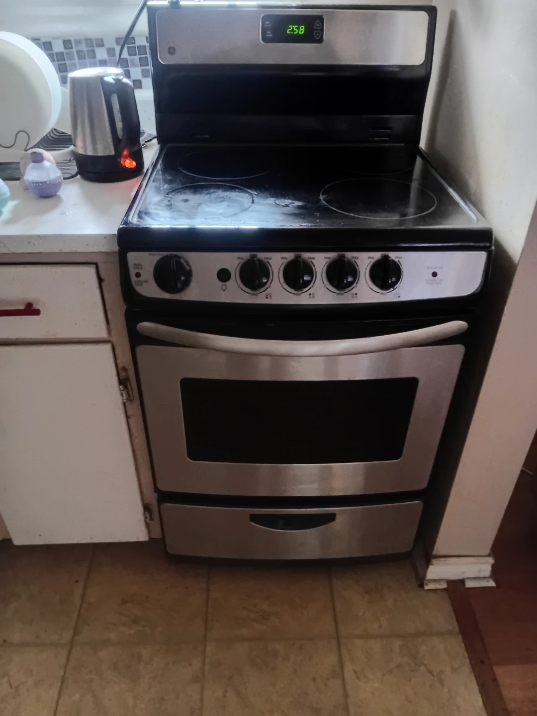 Stainless Steel Electric Stove with Oven