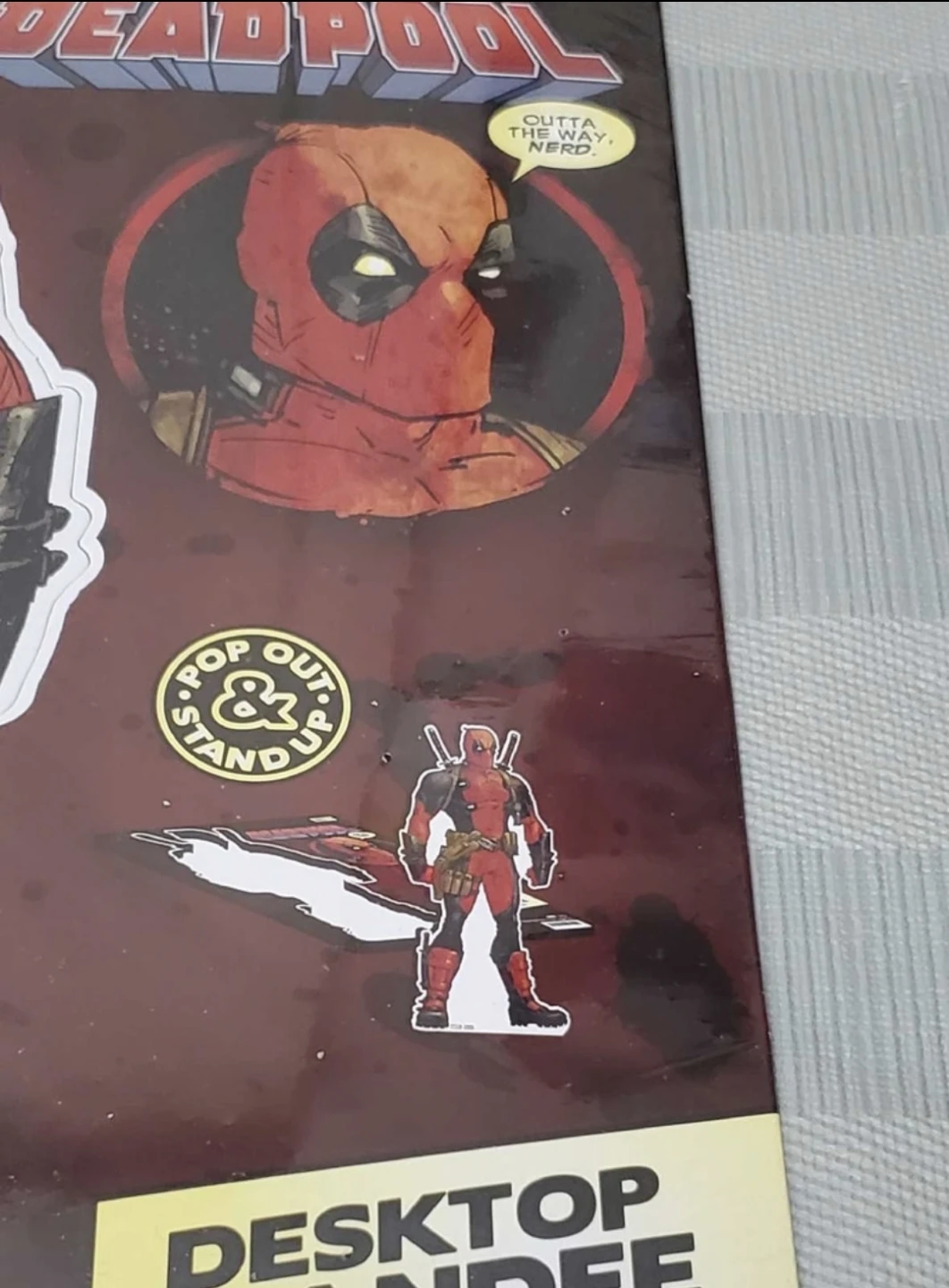 new marvel comics Deadpool desktop standee - photo 2