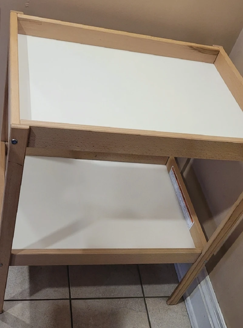 IKEA SNIGLAR Changing Table – Light Beech/White - photo 2