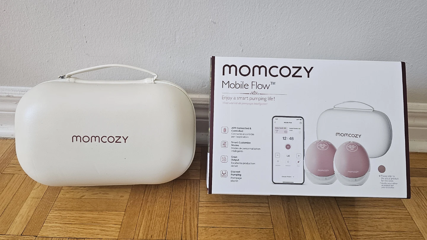 Momcozy Mobile Flow Wearable Double Electric Breast Pump