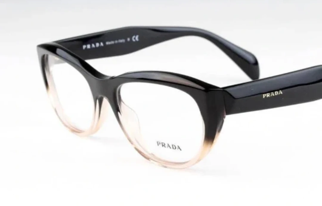 Prada Woman's Eyeglasses - Black & Blush