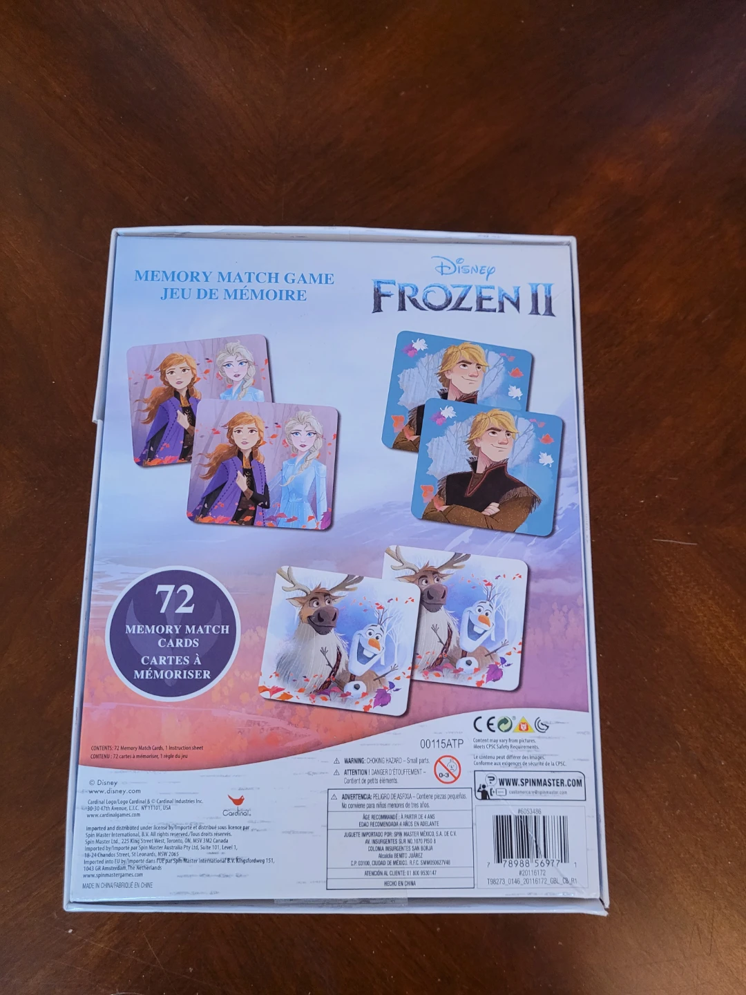 Disney Frozen II Memory Match Game