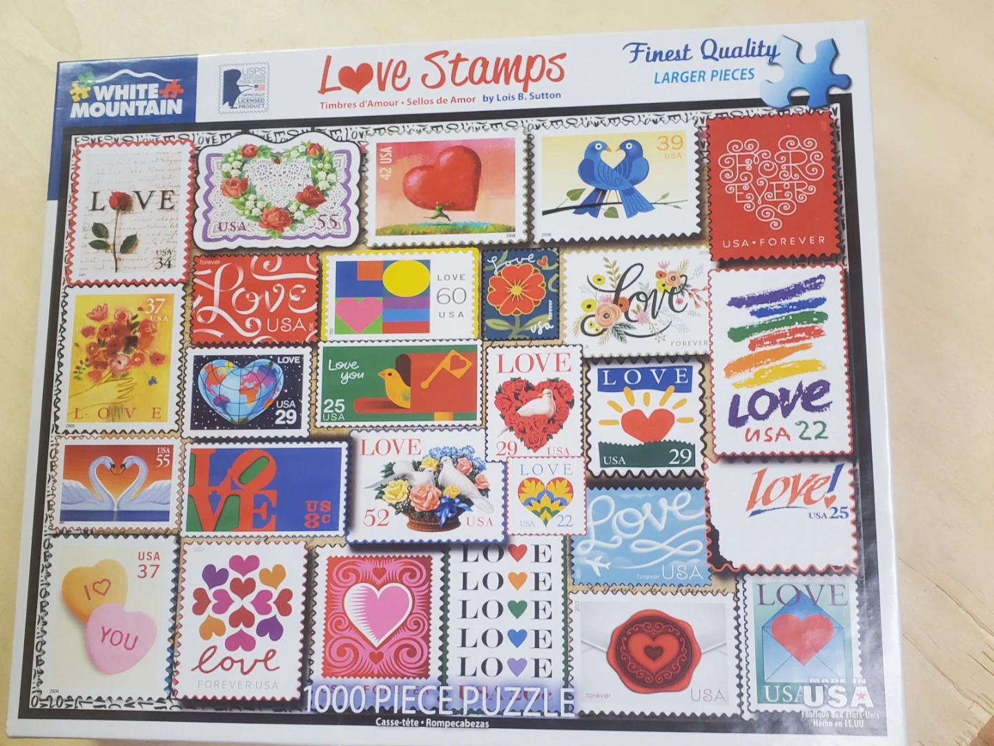 LOVE STAMPS PUZZLE