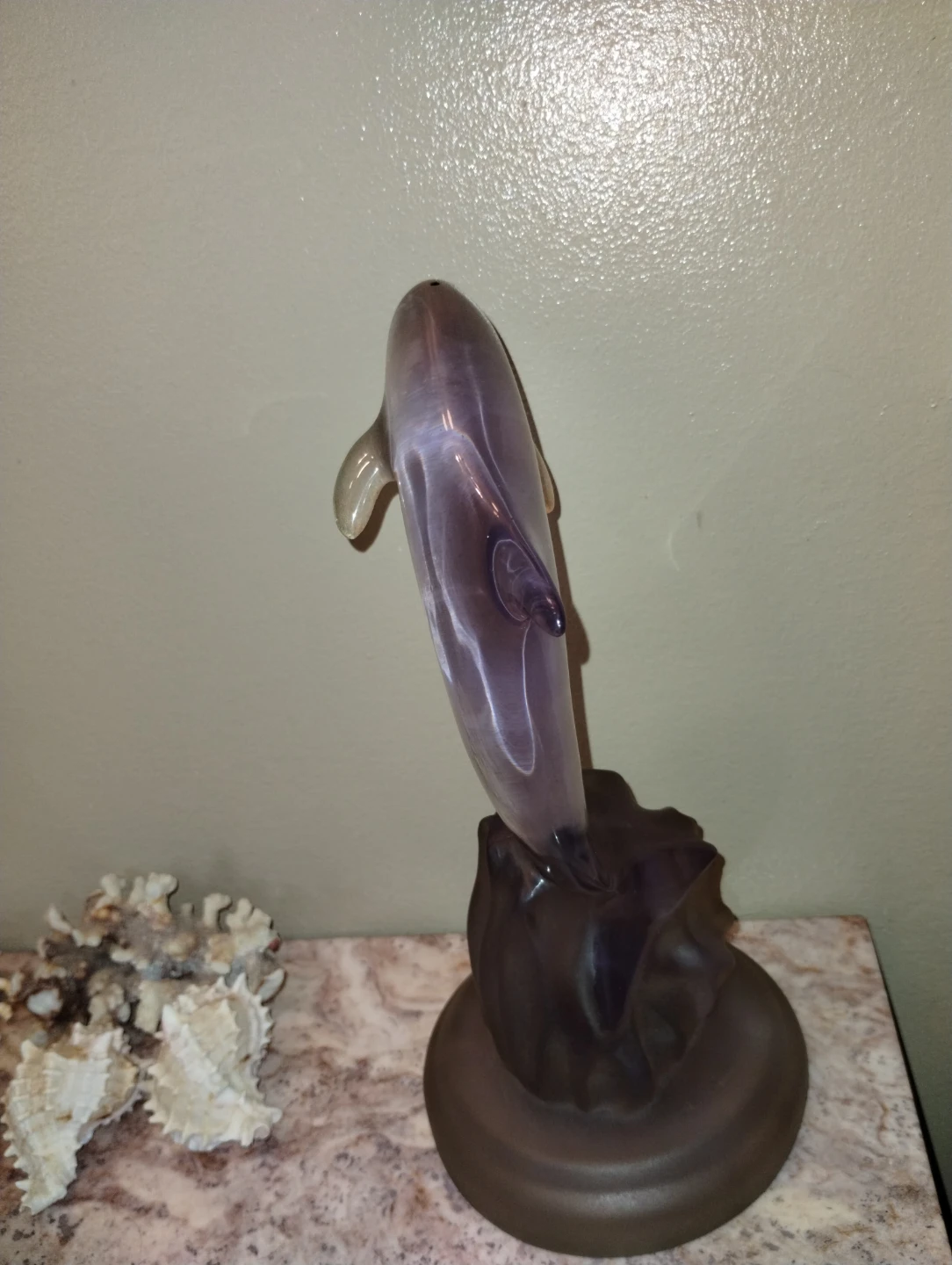 Glass Dolphin Sculpture - photo 3