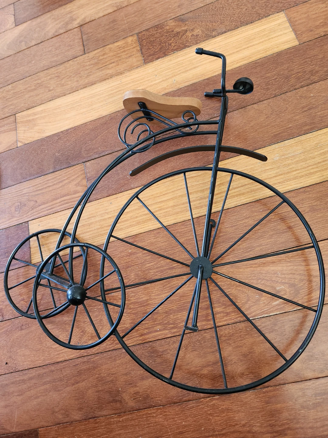 Vintage Style Bicycle Metal & Wood Wall Art