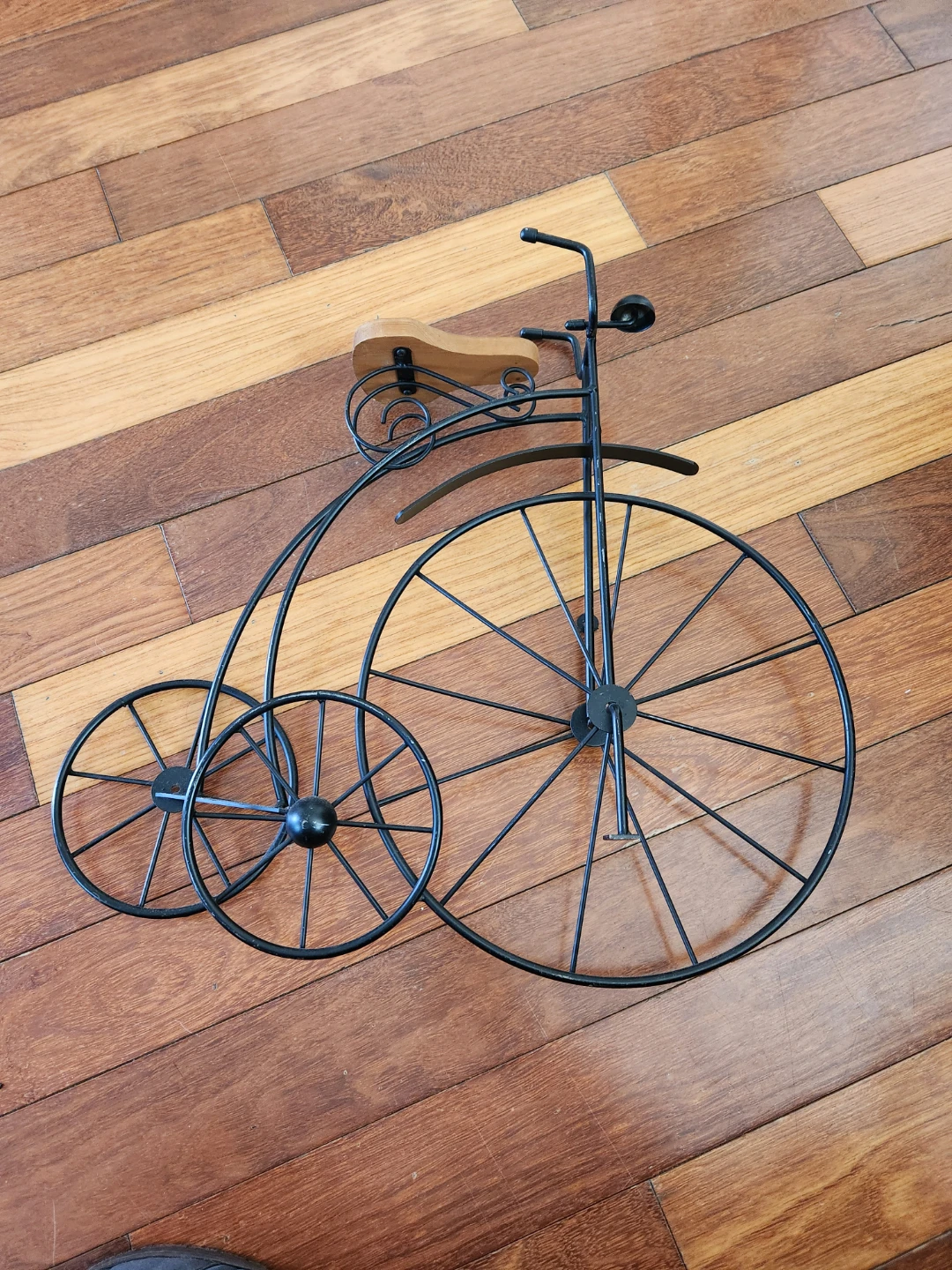 Vintage Style Bicycle Metal & Wood Wall Art - photo 4
