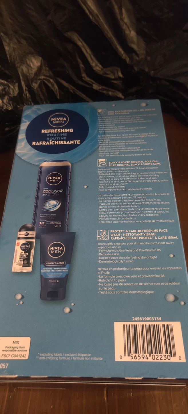 Nivea Men Refreshing Routine Gift Set - photo 3