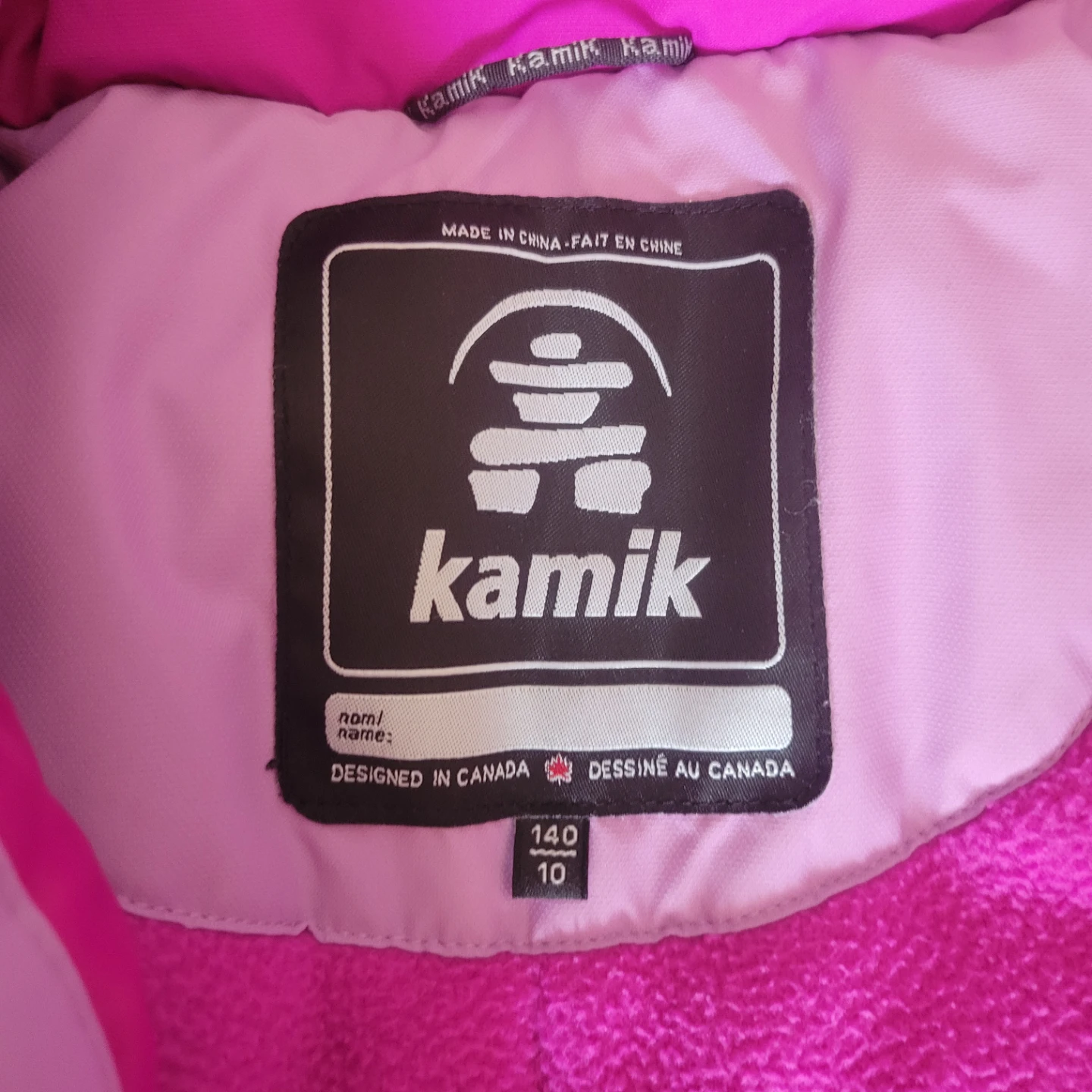 Kamik Girls Pink Ski Jacket and Pants Set - Size 10 - photo 5