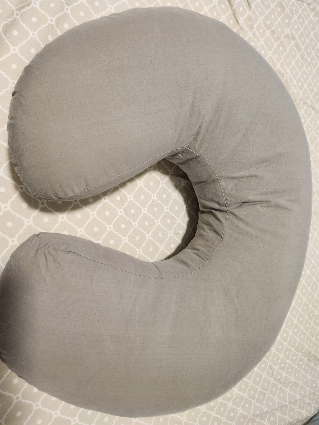 Grey Nursing Pillow
