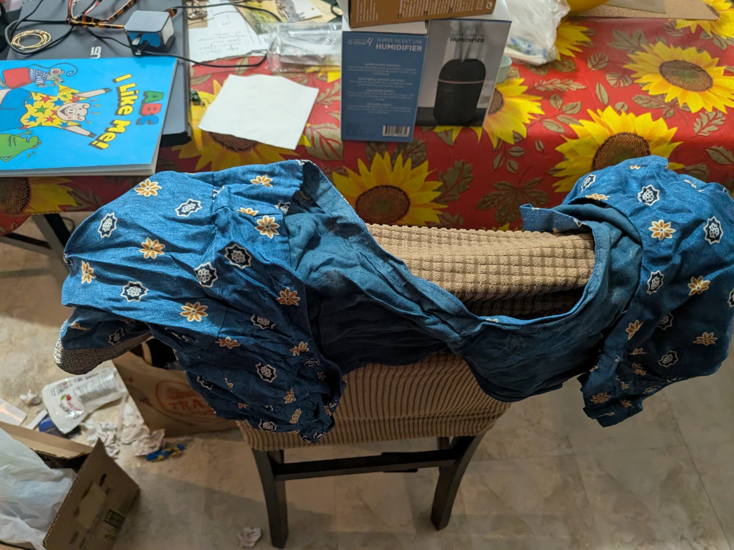 Blue Print Top - Indian/Pakistani - XS/S - photo 2