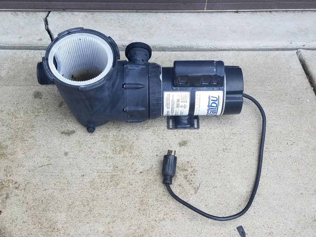 Waterway Malibu  pool pump, model number PSP2150-3RAM. 