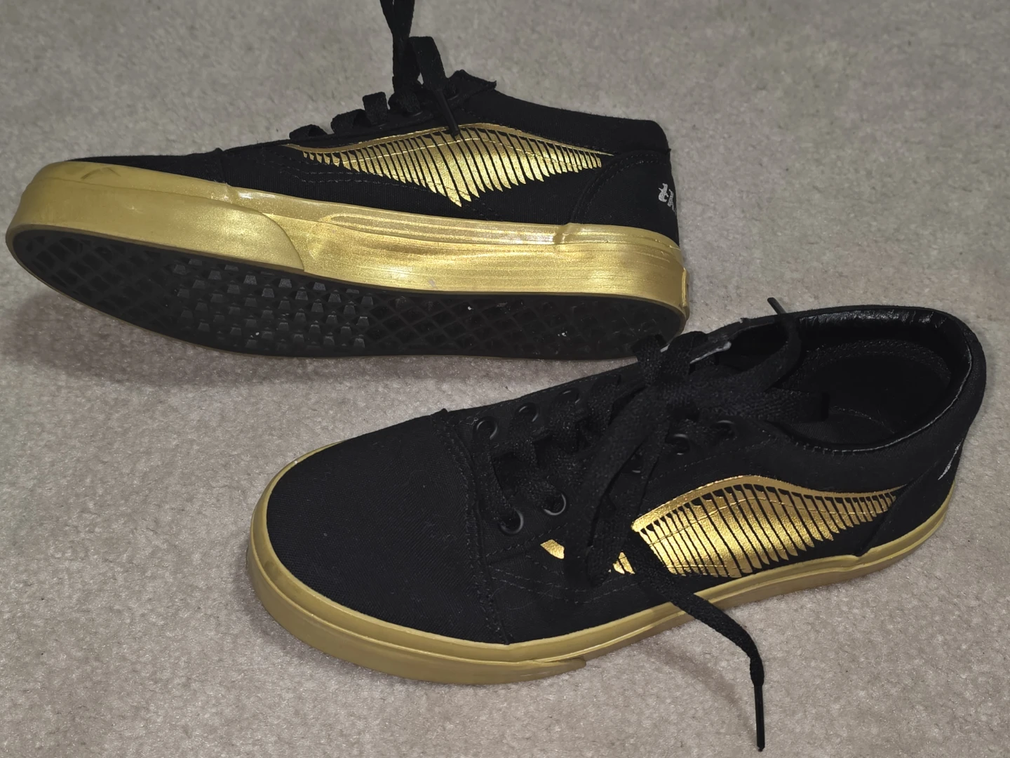 Vans Harry Potter Old Skool Golden Snitch Shoes -3Y 🌱