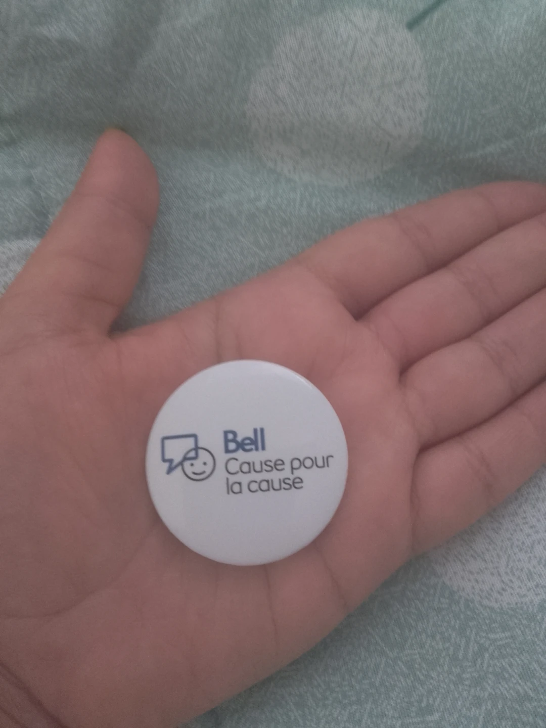 Bell Cause pour la cause brooch 🌱