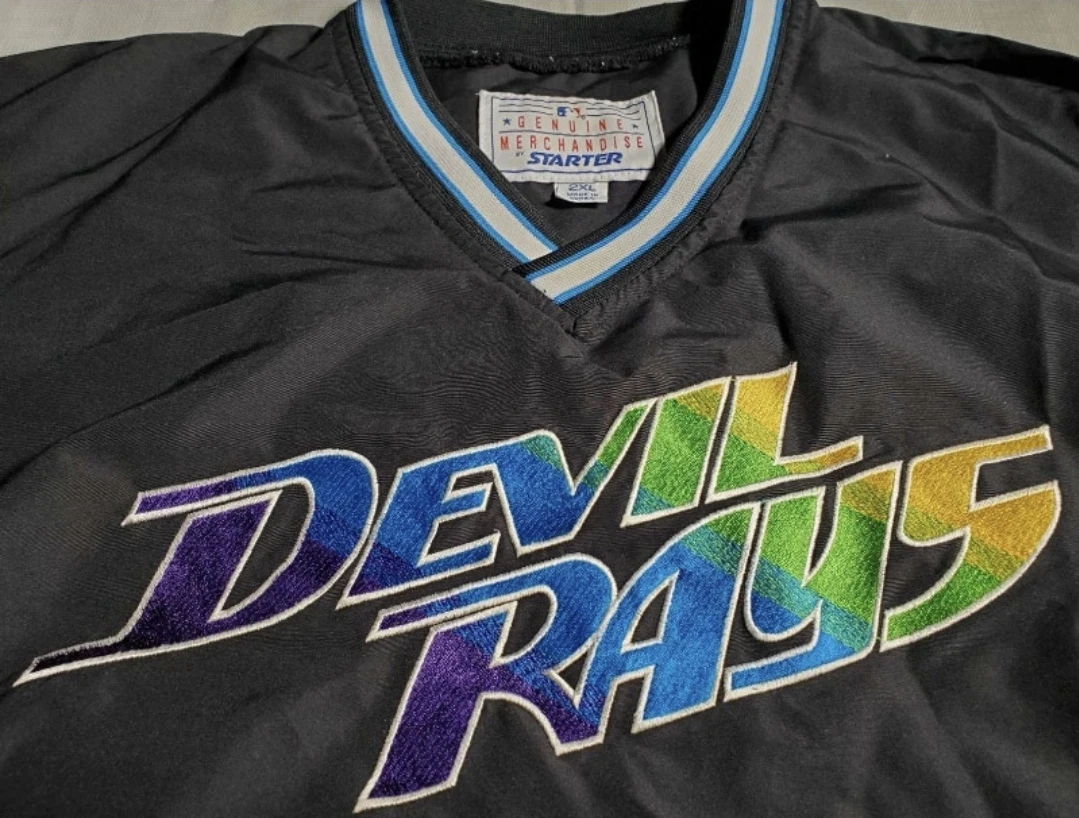 Vintage Tampa Bay Rays Starter pullover sz XXL