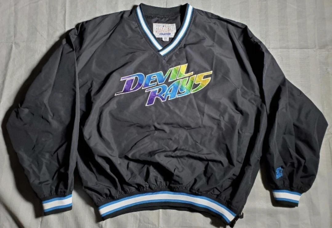 Vintage Tampa Bay Rays Starter pullover sz XXL - photo 2