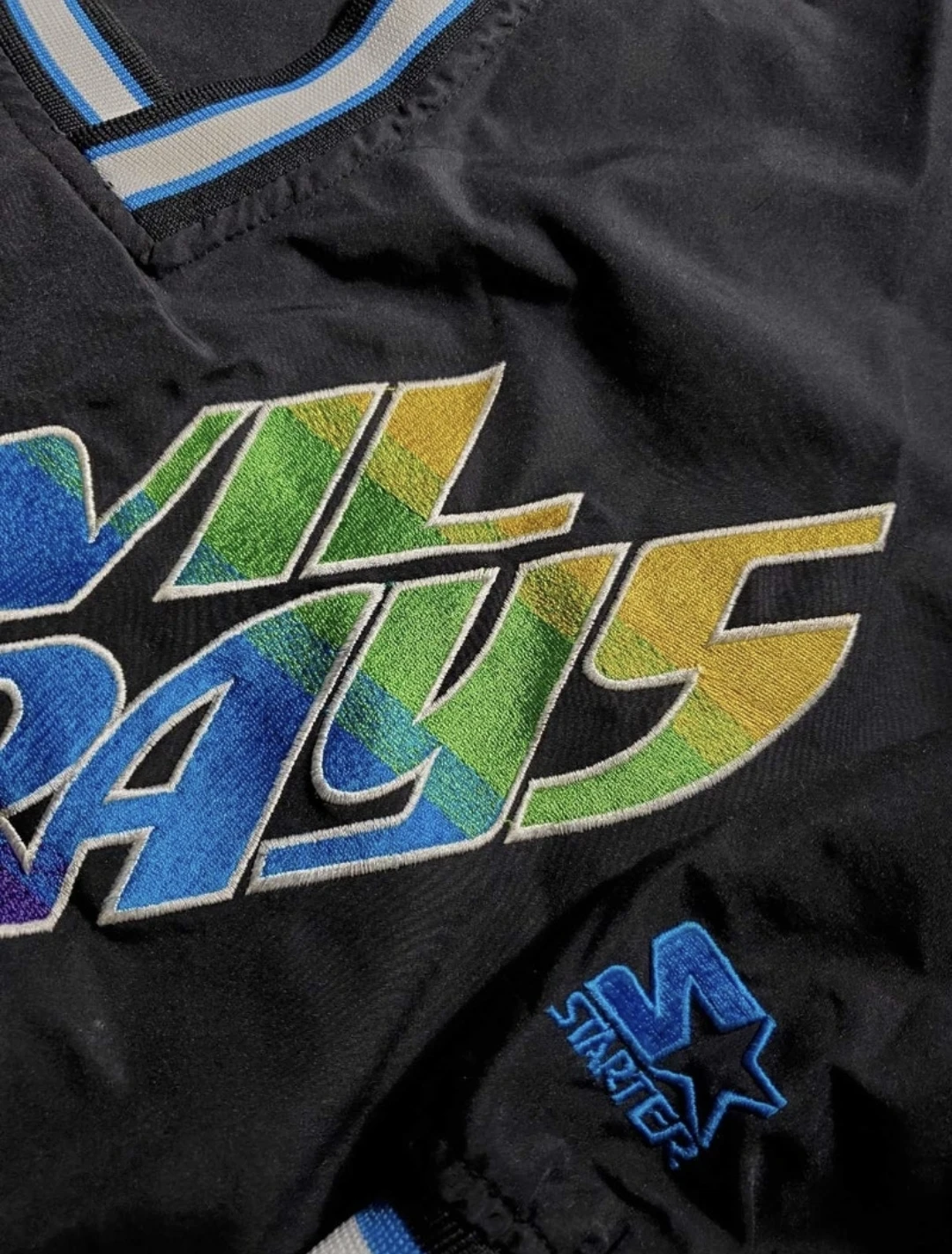 Vintage Tampa Bay Rays Starter pullover sz XXL - photo 4