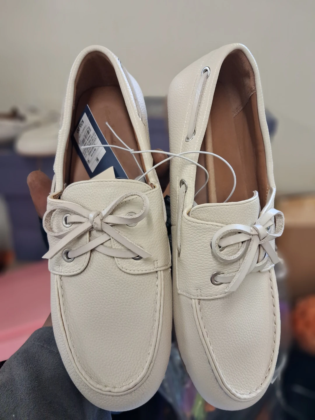 Universal Thread Women's Moccasin Loafers White Size 7