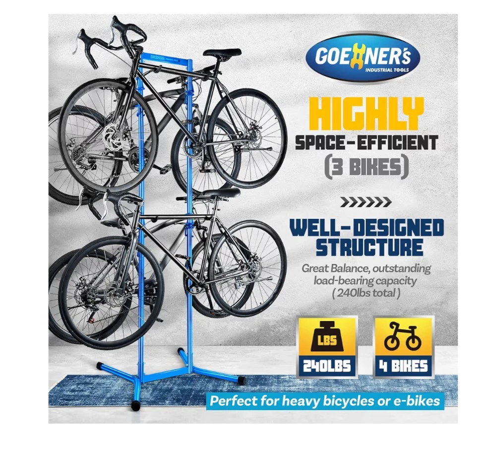 Goerner's Industrial Tools Blue Bike Stand for 3 Bikes - photo 4