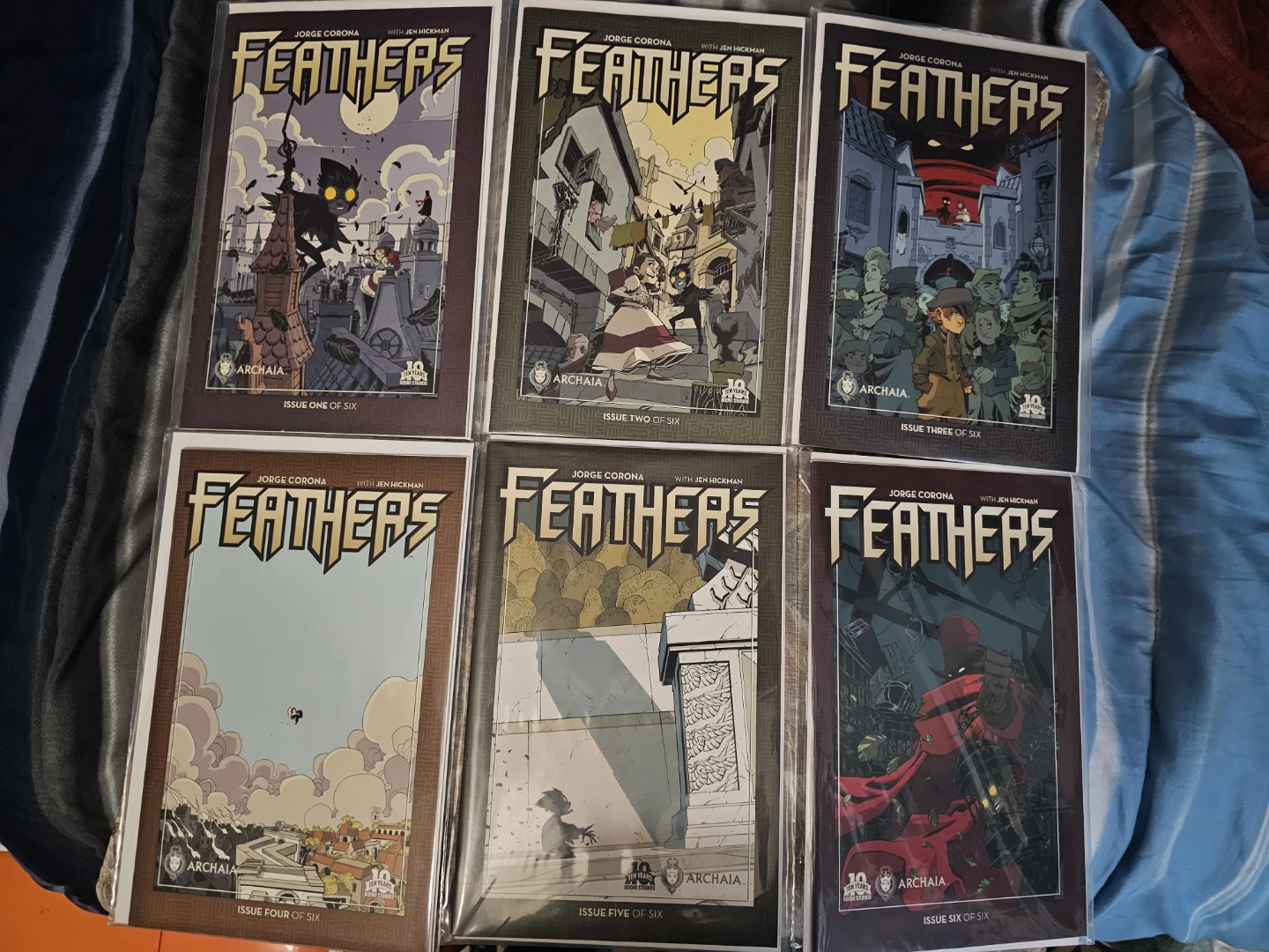Feathers Comic Book Series Issues 1-6