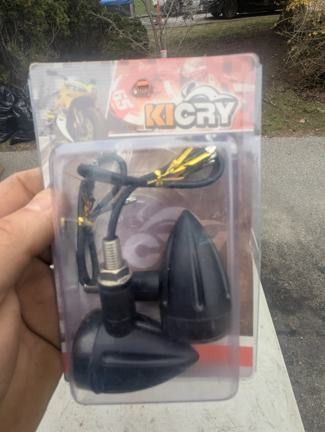 Kicry Motorcycle Bullet Turn Signals