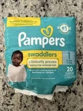Pampers Swaddlers Diapers Size 1 (20 Count)