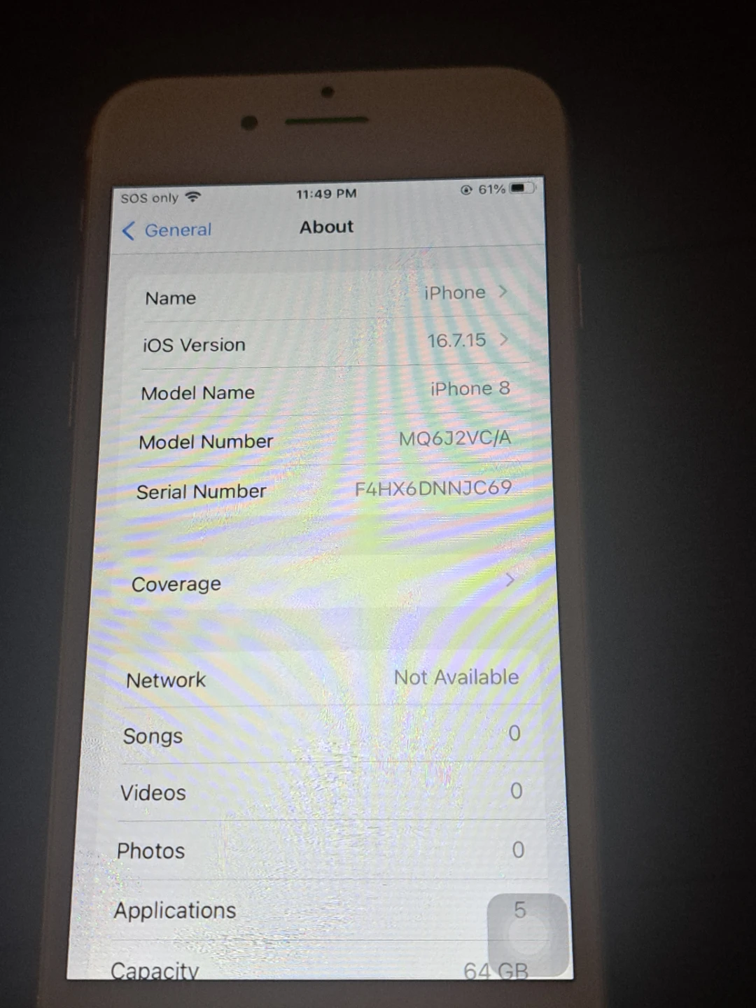 Apple iPhone 8 - 64GB - White - photo 3