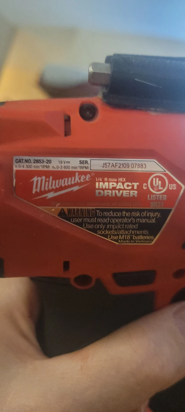 Milwaukee M18 FUEL Impact Wrench 1/4" (6 mm) Hex