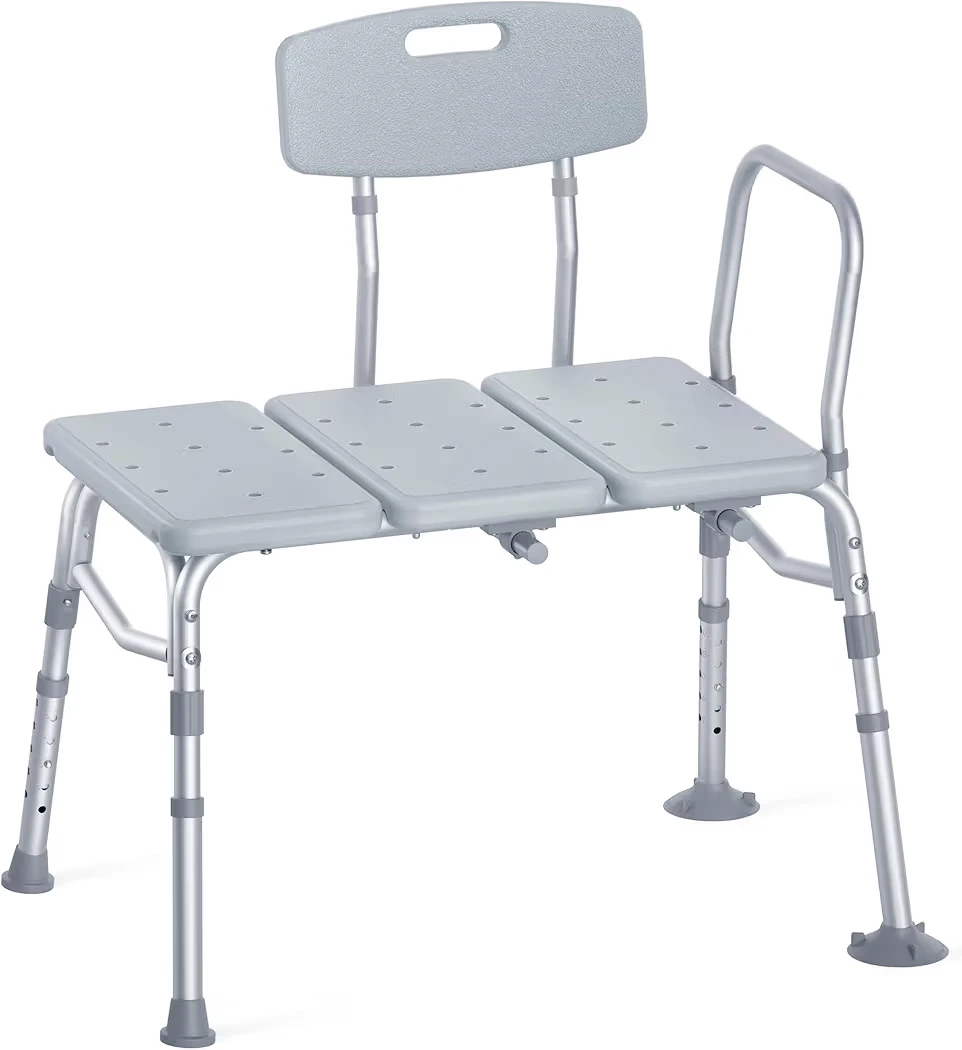Bath Transfer Bench with Armrest and Backrest - photo 5
