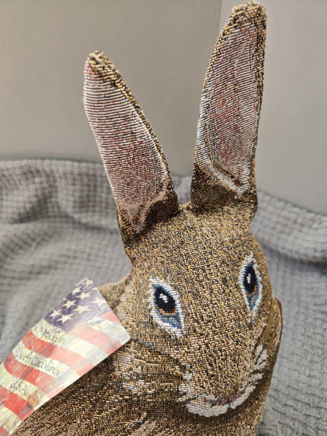 Manual Woodworkers & Weavers Jacquard Bunny Pillow - photo 2