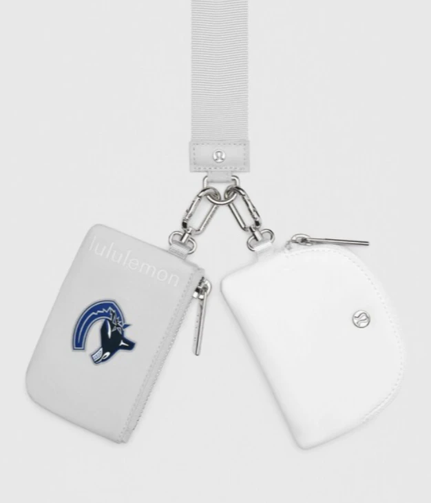 (NEW) Lululemon x Vancouver Canucks Dual Pouch Wristlet