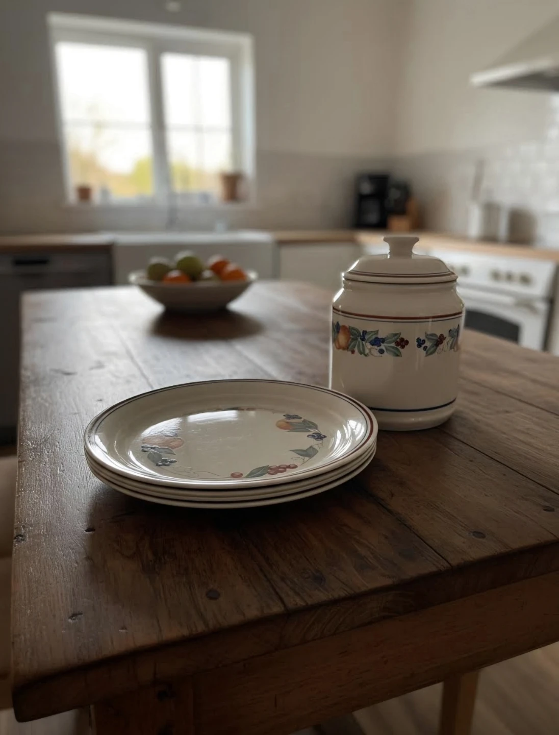 Corelle Jar and Plate Set with Fruit Design - photo 2