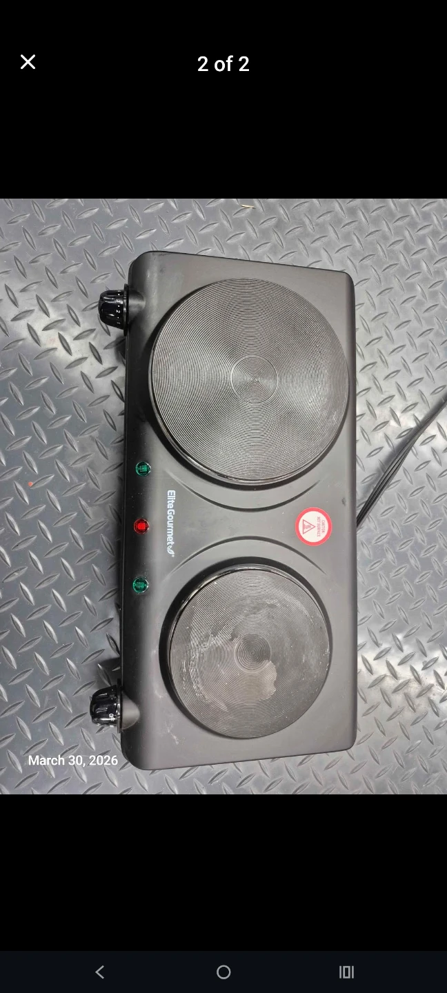 Dual Hotplate Elite Gourmet - photo 2