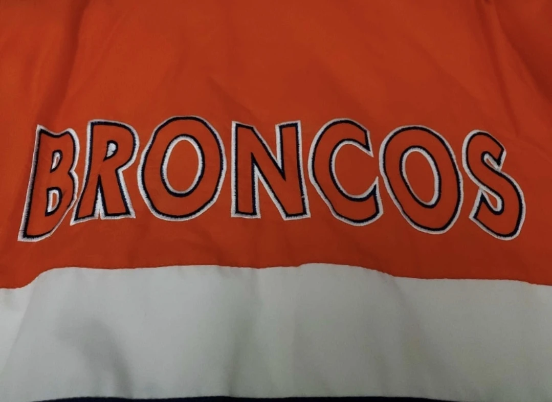 Vintage pre owned Logo 7 Denver Broncos jacket mens Large - photo 3