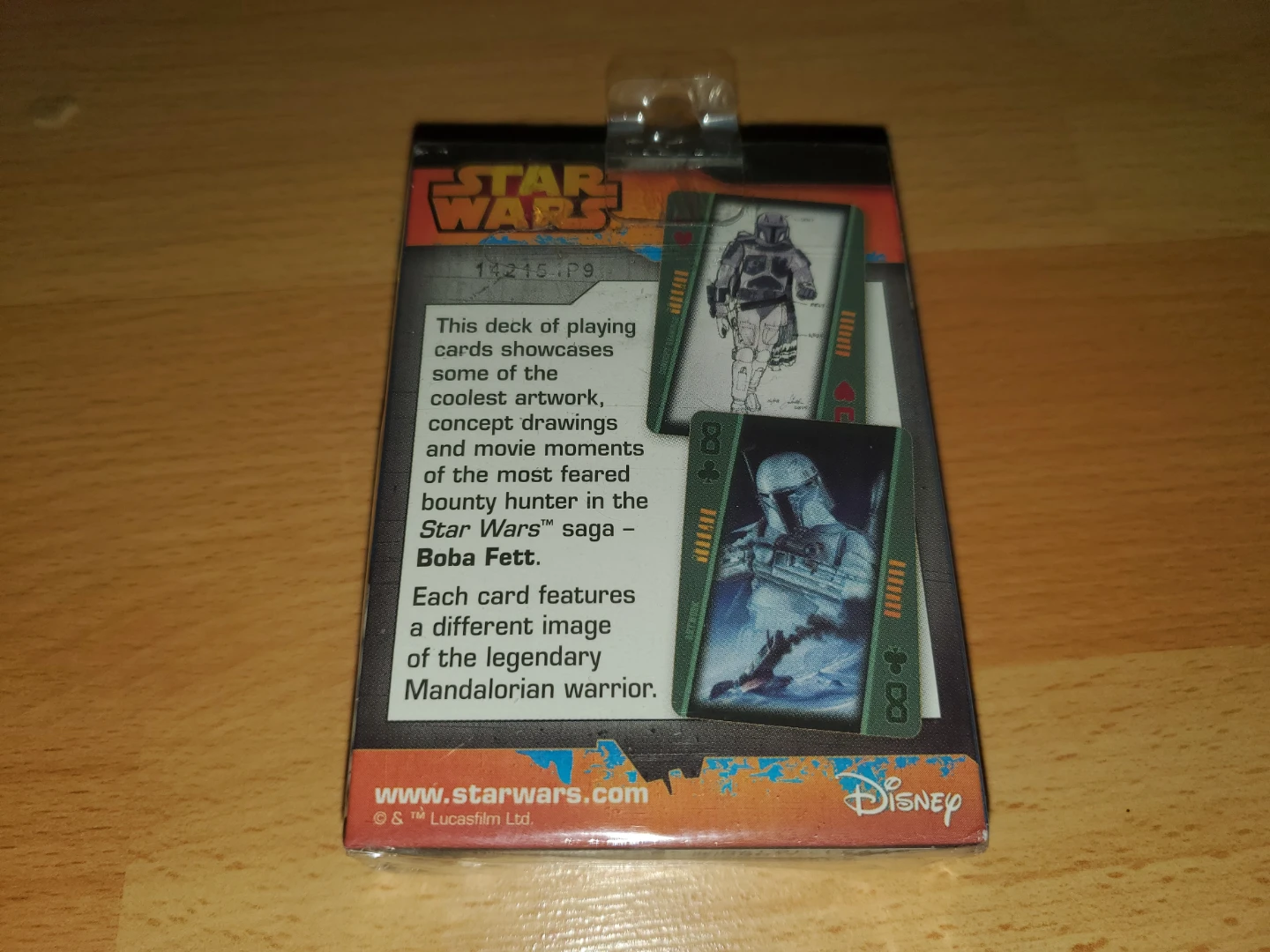 Sealed Boba Fett Collectors Edition Playing Cards - photo 2