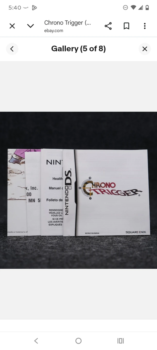 Chrono Trigger Nintendo DS Ultimate Hits - photo 4