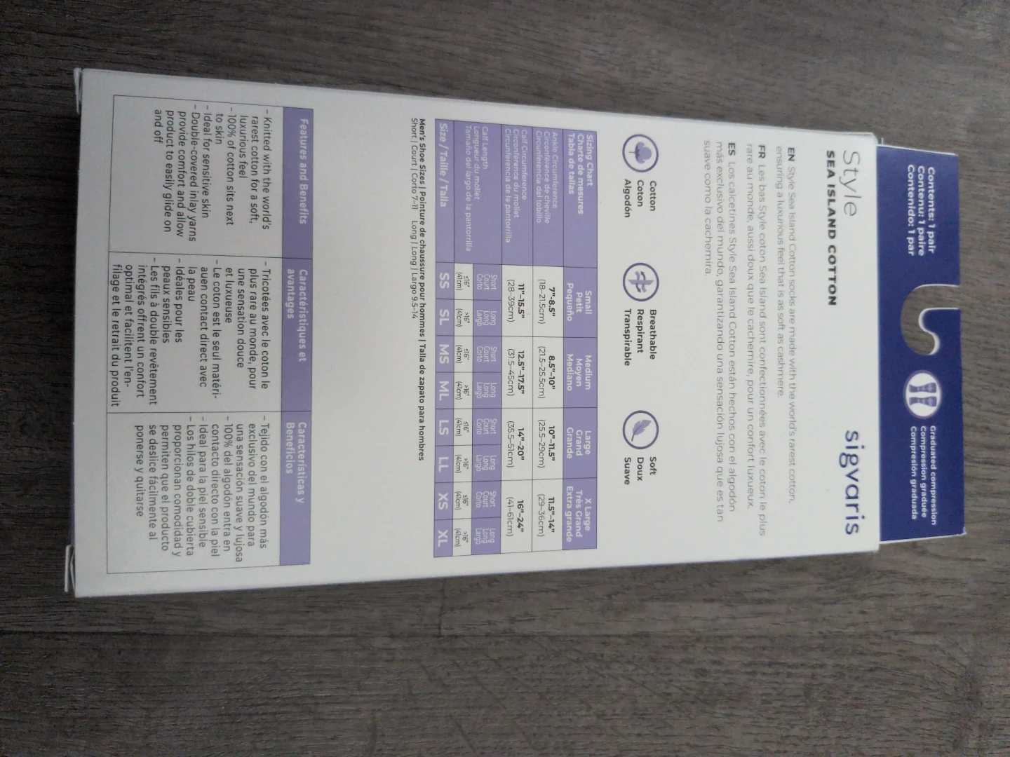 Sigvaris Cotton Knee-High Compression Socks - photo 2